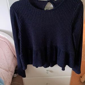 Dark blue sparkly sweater from Urban Outfitters